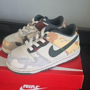 Nike Kids' Multicolor Camo Sneakers